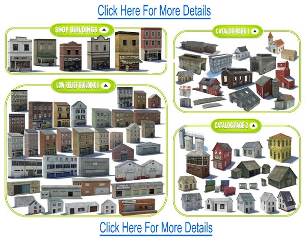 model railroad building kits